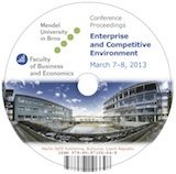Sborník abstraktů konference Enterprise and Competitive Environment 2013