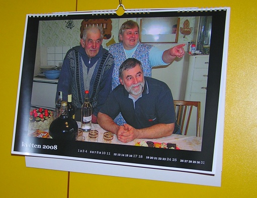 Fotografie rodinného kalendáře