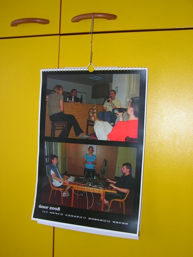 Fotografie kalendáře ze soutěží